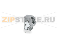 Stackable 2-conductor PCB terminal block; 0.75 mm; Pin spacing 7.5/7.62 mm; 1-pole; PUSH WIRE®; 0,75 mm; gray Wago 254-811