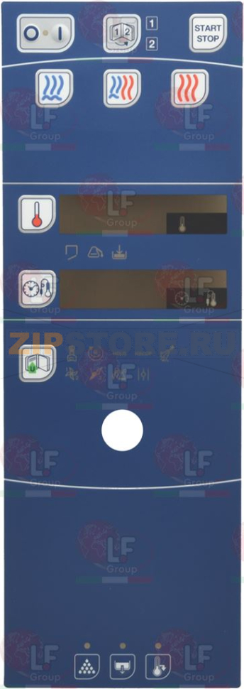 TARGA ELETTRONICA BLU 