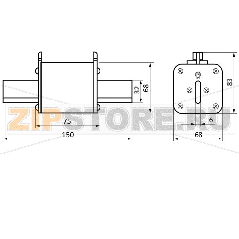 Предохранитель ножевой 500 А, 690 В/AС, габарит 3 Sinvel SVF-NH3T690-500-aR 