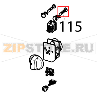 Green neon lamp 230 V Tecnoinox EFC06M Green neon lamp 230 V Tecnoinox EFC06MЗапчасть на деталировке под номером: 115