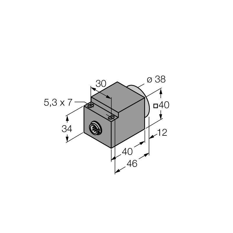 Датчик индуктивный Turck NI25-CQ40-L1131/S1102 