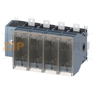 ПРЕДОХРАНИТЕЛЬНЫЙ ВЫКЛЮЧАТЕЛЬ-РАЗЪЕДИНИТЕЛЬ 400A, ТИПОРАЗМЕР 4, 4-ПОЛ FOR LV HRC ПРЕДОХРАНИТЕЛЬ ТИПОРАЗМЕР 1 И 2 ПЕРЕДН.УПРАВЛЕНИЕ СЛЕВА БАЗОВЫЙ БЛОК БЕЗ РУЧКИ ПЛОСКИЕ КЛЕММЫ Siemens 3KF4440-0LF11 