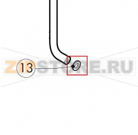 Door handle lower insulation washer Lainox MVE051P                                                                                         