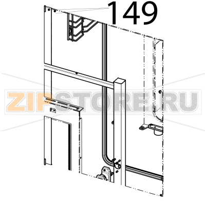 Inner glass Tecnoinox EFC10M Inner glass Tecnoinox EFC10MЗапчасть на деталировке под номером: 149
