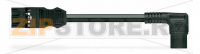 pre-assembled adapter cable; Eca; Plug/Cold equipment coupling; 3-pole; Cod. A; 2 m; 1,00 mm; white Wago 771-9993/805-202