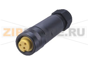 Полевой разъём Female cordset, field attachable V93-G Pepperl+Fuchs Описание оборудованияFemale connector, 7/8" - 16 UN2B, 3-pin, field attachable