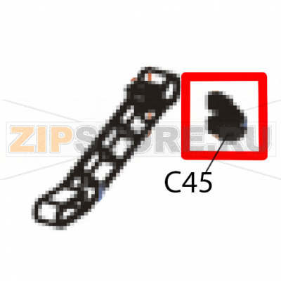 Label roll guide stopper knob Godex EZ-6200 plus Label roll guide stopper knob Godex EZ-6200 plusЗапчасть на деталировке под номером: C-45Название запчасти Godex на английском языке: Label roll guide stopper knob EZ-6200 plus.