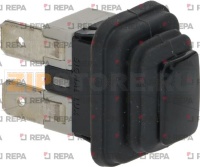 ОДНОПОЛЮСНАЯ ЧЕРНАЯ КНОПКА 10 А 250 В