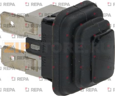 ОДНОПОЛЮСНАЯ ЧЕРНАЯ КНОПКА 10 А 250 В 