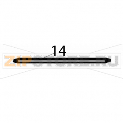 Pressure roller Sato LT408 LH Pressure roller Sato LT408 LHЗапчасть на деталировке под номером: 14Название запчасти на английском языке: Pressure roller Sato LT408 LH.