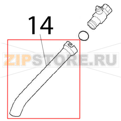 Drain pipe Angelo Po 04WFR3ED Drain pipe Angelo Po 04WFR3EDЗапчасть на деталировке под номером: 14