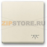 Клавиша выключателя c символом "Свет", слоновая кость ABB 2CKA001751A3187