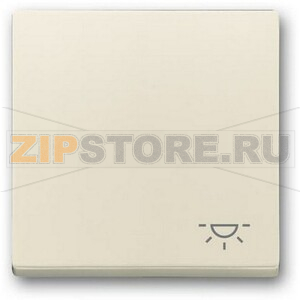 Клавиша выключателя c символом &quot;Свет&quot;, слоновая кость ABB 2CKA001751A3187 