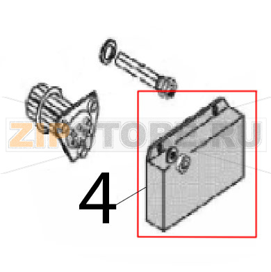 Heating cover Angelo Po C165D Heating cover Angelo Po C165DЗапчасть на деталировке под номером: 4