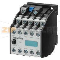 ВСПОМОГАТЕЛЬНЫЙ КОНТАКТОР, 55E DIN EN 50 011 5NO+5NC, ВИНТОВЫЕ КЛЕММЫ, ALT. CURRENT ACTUATING 24 V AC 50 ГЦ/29 V AC 60 ГЦ Siemens 3TH4347-0AB0