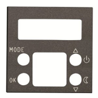 Накладка для терморегулятора, антрацитовая ABB 2CLA224050N1801