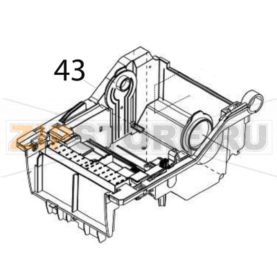 Bottom frame SA Sato CG412DT Bottom frame SA Sato CG412DTЗапчасть на деталировке под номером: 43Название запчасти на английском языке: Bottom frame SA Sato CG412DT.