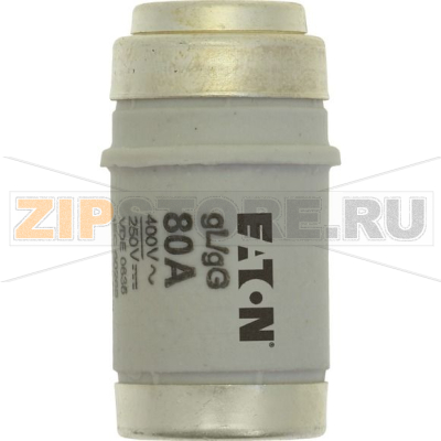 Предохранитель, 80 A, AC 400 В, 50 кА, D03, gL/gG, IEC с задержкой Eaton FUSE-D03 80A T GL/GG 400V 