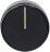 KNOB STAR BLACK ø 39 mm
