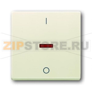Клавиша выключателя/переключателя/кнопки с символом "I/O", слоновая кость ABB 659.88 