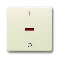 Клавиша выключателя/переключателя/кнопки с символом "I/O", слоновая кость ABB 659.88