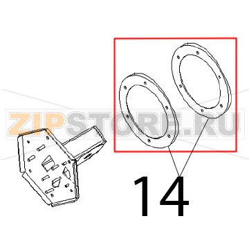 Guarnizione camera combustione Angelo Po FX101G2 Guarnizione camera combustione Angelo Po FX101G2Запчасть на деталировке под номером: 14