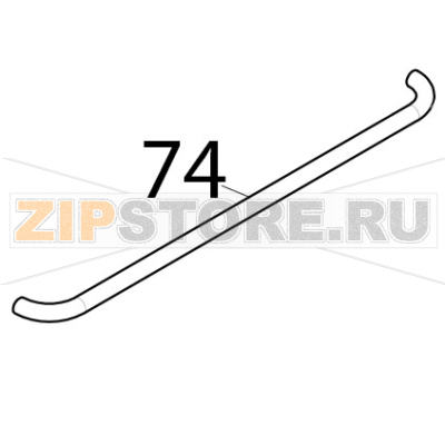 Maniglia tondino inox Ø: 16x1 Tecnoeka KF 965 Maniglia tondino inox Ø: 16x1 Tecnoeka KF 965Запчасть на деталировке под номером: 74