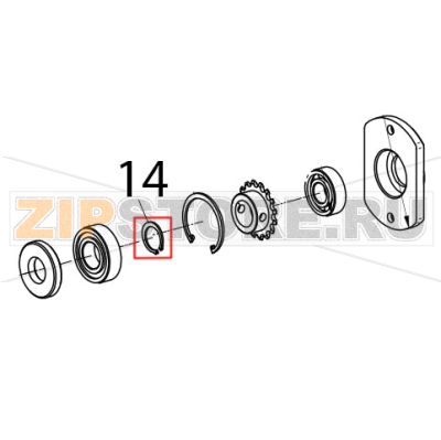 Seeger int Fimar PF40E Seeger int Fimar PF40EЗапчасть на деталировке под номером: 14