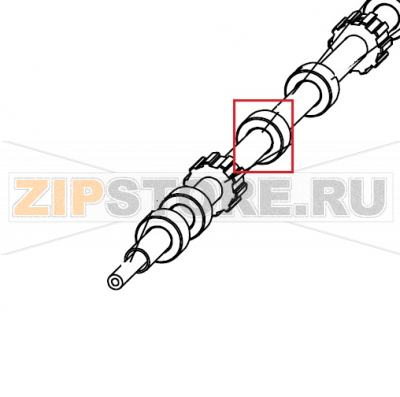 Spacer Conveyor  Zanolli Synthesis 08/50 PW E          Spacer Conveyor Zanolli Synthesis 08/50 PW EЗапчасть на сборочном чертеже под номером: 38Название запчасти на итальянском языке: Spacer Conveyor Zanolli Synthesis 08/50 PW E