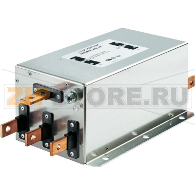 Фильтр сетевой 25 А, 3 фазы, 520 В/AC, 130x153x115 мм, 1 шт Schaffner FN 3280H-25-33 