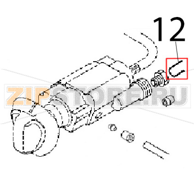 Tubo Angelo Po 1G1FA0G Tubo Angelo Po 1G1FA0GЗапчасть на деталировке под номером: 12