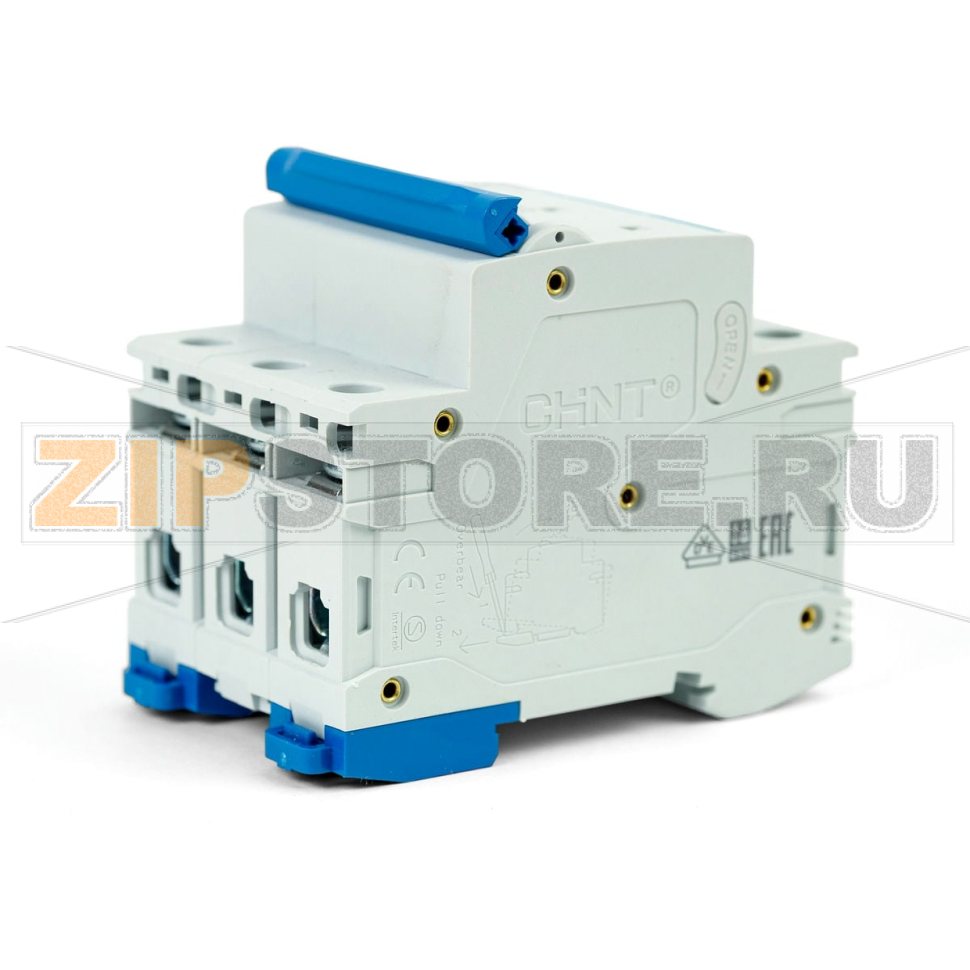 Выключатель автоматический 50 А, 6 кА, 3 полюса Chint NB1-63 
