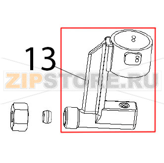 Raccordo p/ugello Angelo Po 1G1FA0G Raccordo p/ugello Angelo Po 1G1FA0GЗапчасть на деталировке под номером: 13