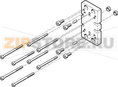 Комплект переходников Festo HAPG-76 