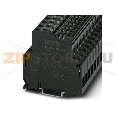 Электронный автоматический защитный выключатель Phoenix Contact EC-E4 8A контакт сигнальной цепи: 1 размыкающий контакт, номинальный ток: 8 А.Минимальный заказ: 6 шт.Упаковка: 6 шт.
