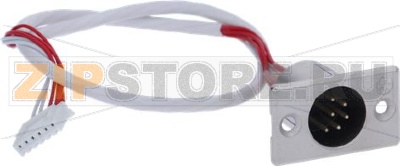 CONNETTORE FEMM. S/CUORE 6 PIN. L=350 