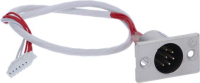 CONNETTORE FEMM. S/CUORE 6 PIN. L=350