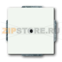 Заглушка с суппортом, белый бархат ABB 2CKA001710A3873