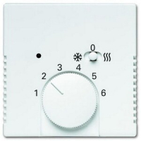 Накладка для терморегулятора, альпийский белый ABB 2CKA001710A4049