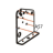Plate-right down Godex EZ-6300 plus