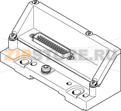 Плита торцевая Festo VMPAL-EPL-SD44-IP40 