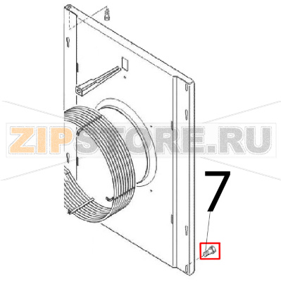 Screw M6x10 Angelo Po FM1011E1 Screw M6x10 Angelo Po FM1011E1Запчасть на деталировке под номером: 7