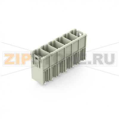 Вилка THT; 1.2 x 1.2 mm solder pin; прямые; 100% защита от неправильного подсоединения; Посеребренные контакты; Шаг контактов 10,16 мм; 6-пол.; светло-серые Wago 832-3606 Универсальное соединение для всех типов проводниковПростой зажим одножильных проводников и проводников с наконечником путем вставкиВстроенные тестовые порты для тестовых штекеров O 2 мм600 В к UL 1059 100% защита от неправильного подсоединенияВозможны варианты кодировки...