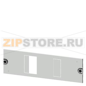 SIVACON S4 SENTRON 3VA cover 3VA12 (up to 250 A) 3-pole Mounting position horizontal Fixed mounting Number of switches 1 Height 150 mm Width 600 mm Siemens 8PQ2015-6BA30 