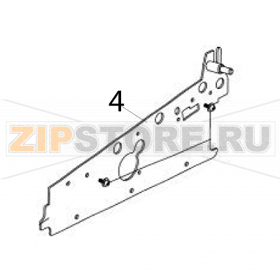 Side frame assy Sato TG308 Side frame assy Sato TG308Запчасть на деталировке под номером: 4Название запчасти на английском языке: Side frame assy Sato TG308.