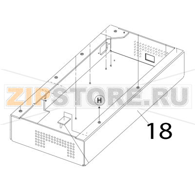 PSU Base Toshiba TEC B-852-TS22-QP-R PSU Base Toshiba TEC B-852-TS22-QP-RЗапчасть на деталировке под номером: 18