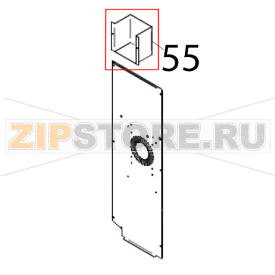Cop. camino scarico vapore 900 inox Piron PF1006_PI1 Cop. camino scarico vapore 900 inox Piron PF1006_PI1Запчасть на деталировке под номером: 55