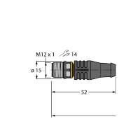 Кабель PUR Turck RSS12T-0.5/TXL