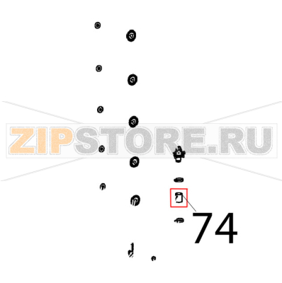 Tubo nero EPDM L=50 Unox XVC 1005EP Tubo nero EPDM L=50 Unox XVC 1005EPЗапчасть на деталировке под номером: 74