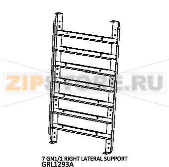 7 GN1/1 Right lateral support Unox XV 593 7 GN1/1 Right lateral support Unox XV 593Запчасть на деталировке под номером: 51Название запчасти на английском языке: 7 GN1/1 Right lateral support Unox XV 593